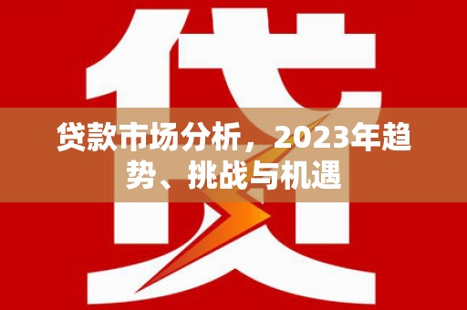 暖暖贷款市场分析，2023年趋势、挑战与机遇