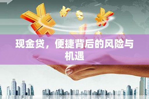 暖暖现金贷，便捷背后的风险与机遇
