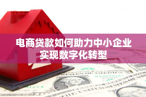 暖暖电商贷款如何助力中小企业实现数字化转型