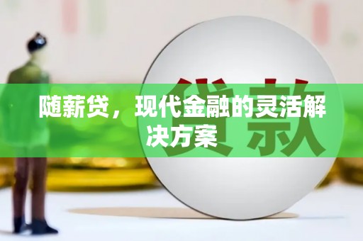 暖暖随薪贷，现代金融的灵活解决方案