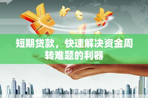 暖暖短期贷款，快速解决资金周转难题的利器