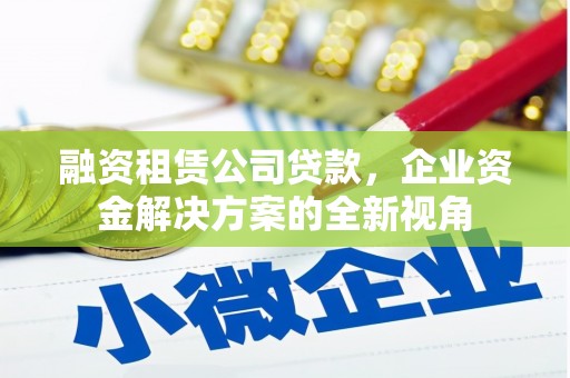 暖暖融资租赁公司贷款，企业资金解决方案的全新视角