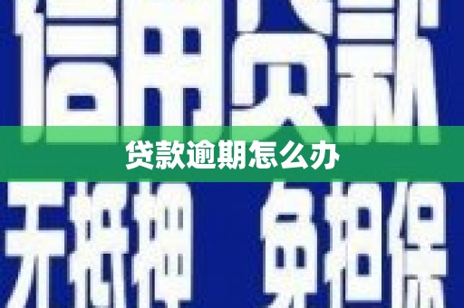 暖暖贷款逾期怎么办