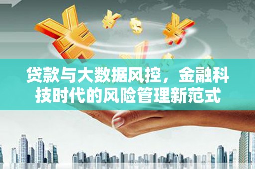 暖暖贷款与大数据风控，金融科技时代的风险管理新范式