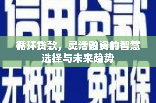 暖暖循环贷款，灵活融资的智慧选择与未来趋势