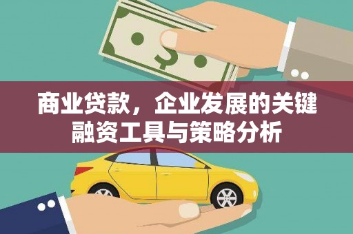 暖暖商业贷款，企业发展的关键融资工具与策略分析
