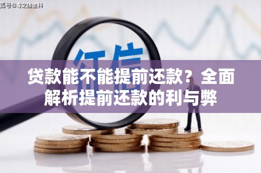 暖暖贷款能不能提前还款？全面解析提前还款的利与弊