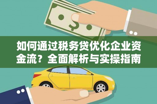 暖暖如何通过税务贷优化企业资金流？全面解析与实操指南