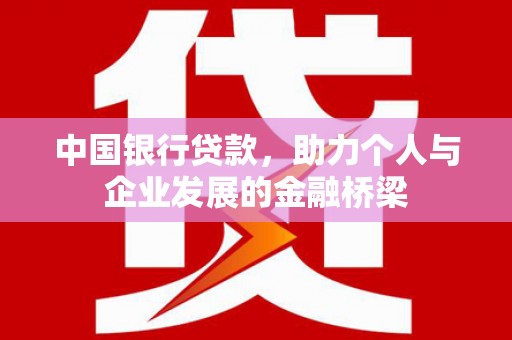 暖暖中国银行贷款，助力个人与企业发展的金融桥梁