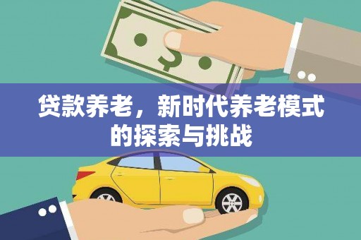 暖暖贷款养老，新时代养老模式的探索与挑战