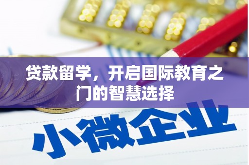暖暖贷款留学，开启国际教育之门的智慧选择
