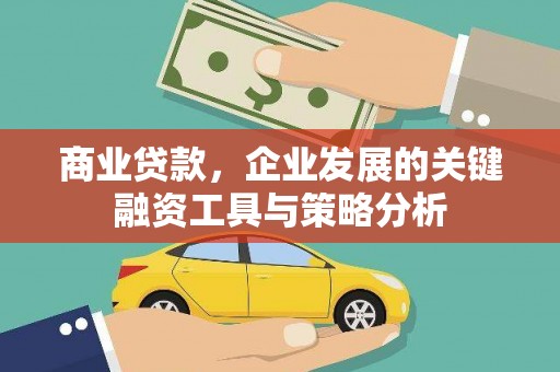 暖暖商业贷款，企业发展的关键融资工具与策略分析