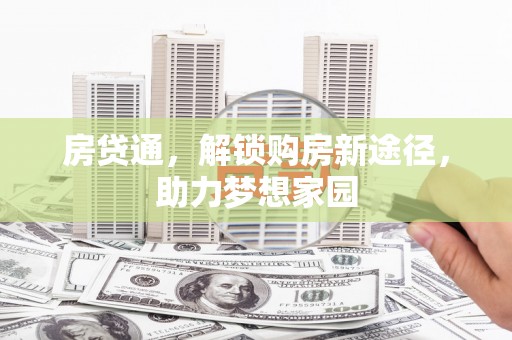 暖暖房贷通，解锁购房新途径，助力梦想家园