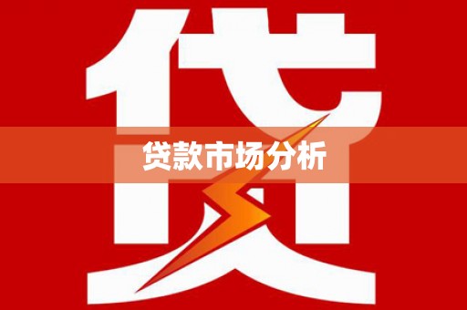 暖暖贷款市场分析