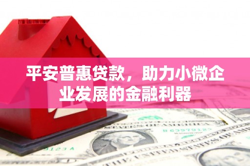 暖暖平安普惠贷款，助力小微企业发展的金融利器
