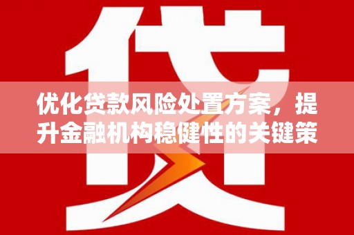 暖暖优化贷款风险处置方案，提升金融机构稳健性的关键策略