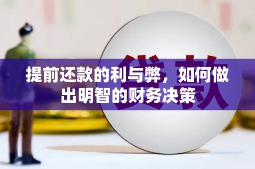 暖暖提前还款的利与弊，如何做出明智的财务决策