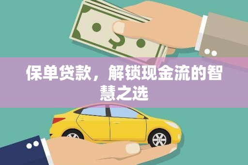 暖暖保单贷款，解锁现金流的智慧之选