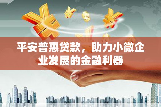 暖暖平安普惠贷款，助力小微企业发展的金融利器