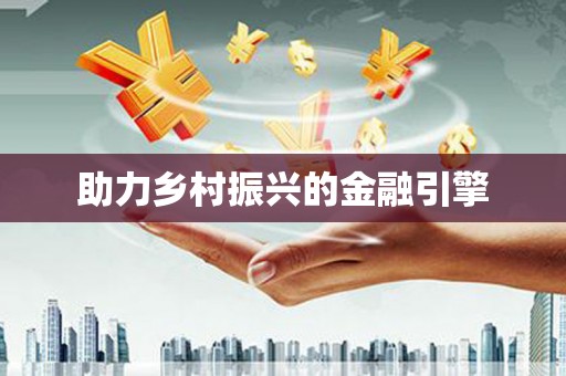 暖暖助力乡村振兴的金融引擎
