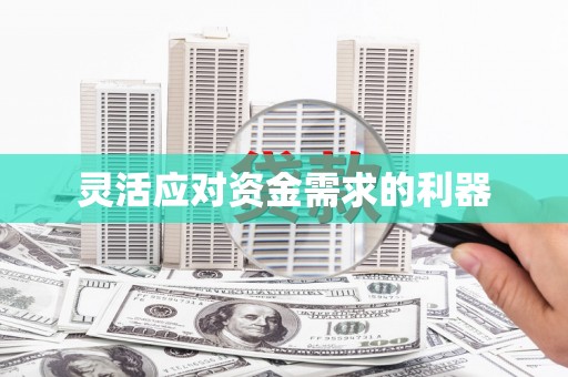 暖暖灵活应对资金需求的利器