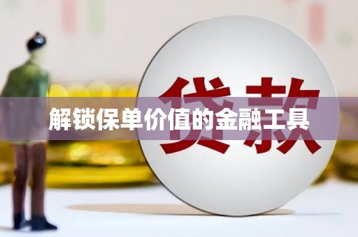 暖暖解锁保单价值的金融工具