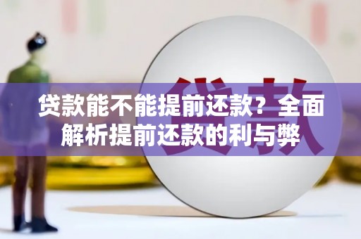 暖暖贷款能不能提前还款？全面解析提前还款的利与弊