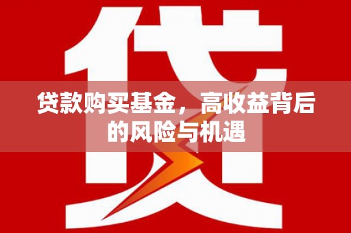 暖暖贷款购买基金，高收益背后的风险与机遇